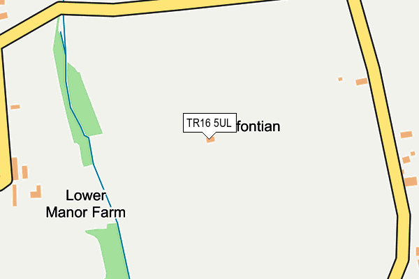 TR16 5UL map - OS OpenMap – Local (Ordnance Survey)