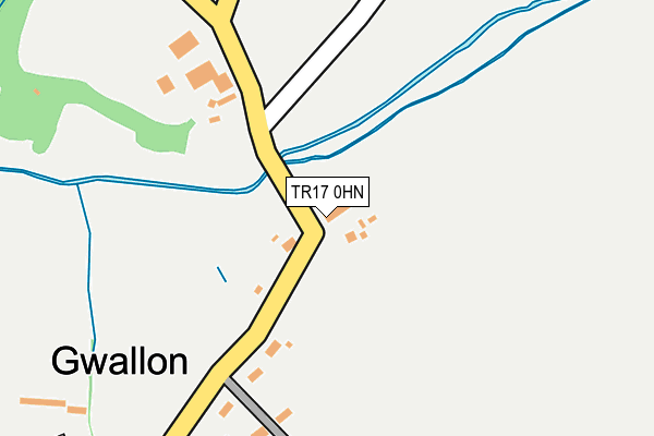 TR17 0HN map - OS OpenMap – Local (Ordnance Survey) TR17 0HN map - OS OpenMap – Local (Ordnance Survey)