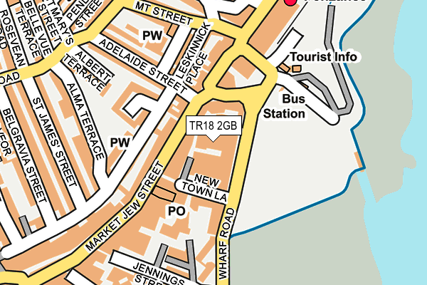 TR18 2GB map - OS OpenMap – Local (Ordnance Survey) TR18 2GB map - OS OpenMap – Local (Ordnance Survey)