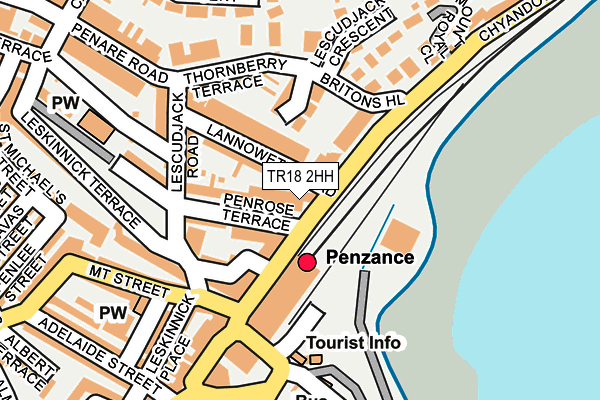 TR18 2HH map - OS OpenMap – Local (Ordnance Survey) TR18 2HH map - OS OpenMap – Local (Ordnance Survey)