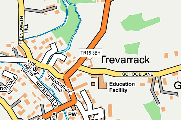 TR18 3BH map - OS OpenMap – Local (Ordnance Survey) TR18 3BH map - OS OpenMap – Local (Ordnance Survey)