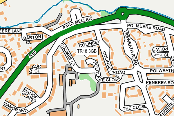 TR18 3GB map - OS OpenMap – Local (Ordnance Survey) TR18 3GB map - OS OpenMap – Local (Ordnance Survey)