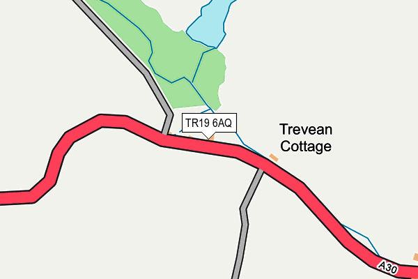 TR19 6AQ map - OS OpenMap – Local (Ordnance Survey) TR19 6AQ map - OS OpenMap – Local (Ordnance Survey)