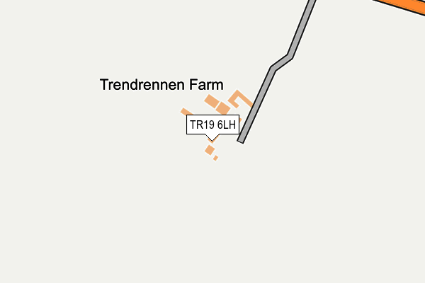 TR19 6LH map - OS OpenMap – Local (Ordnance Survey)