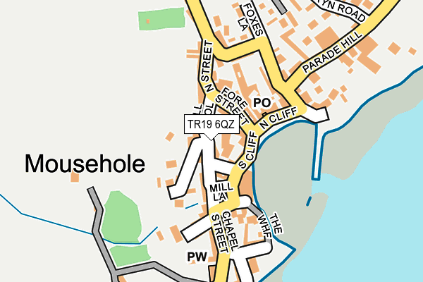 TR19 6QZ map - OS OpenMap – Local (Ordnance Survey) TR19 6QZ map - OS OpenMap – Local (Ordnance Survey)