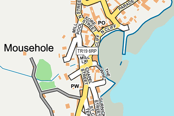 TR19 6RP map - OS OpenMap – Local (Ordnance Survey) TR19 6RP map - OS OpenMap – Local (Ordnance Survey)