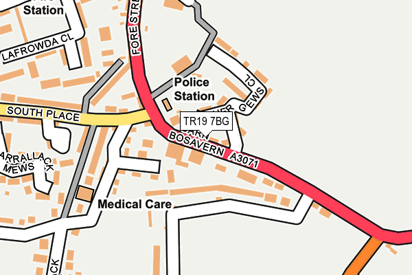 TR19 7BG map - OS OpenMap – Local (Ordnance Survey)