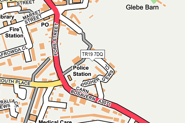 TR19 7DQ map - OS OpenMap – Local (Ordnance Survey) TR19 7DQ map - OS OpenMap – Local (Ordnance Survey)