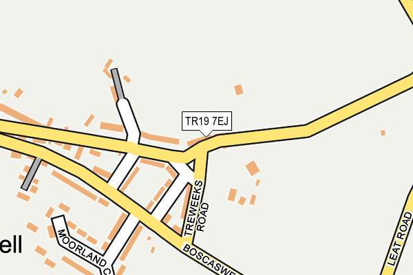 TR19 7EJ map - OS OpenMap – Local (Ordnance Survey) TR19 7EJ map - OS OpenMap – Local (Ordnance Survey)