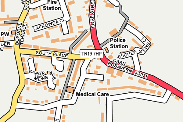 TR19 7HP map - OS OpenMap – Local (Ordnance Survey) TR19 7HP map - OS OpenMap – Local (Ordnance Survey)