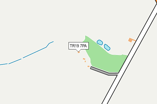 TR19 7PA map - OS OpenMap – Local (Ordnance Survey) TR19 7PA map - OS OpenMap – Local (Ordnance Survey)