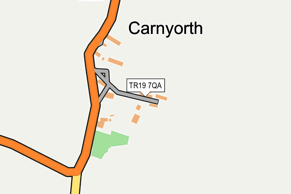 TR19 7QA map - OS OpenMap – Local (Ordnance Survey) TR19 7QA map - OS OpenMap – Local (Ordnance Survey)