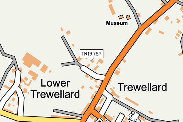 TR19 7SP map - OS OpenMap – Local (Ordnance Survey) TR19 7SP map - OS OpenMap – Local (Ordnance Survey)