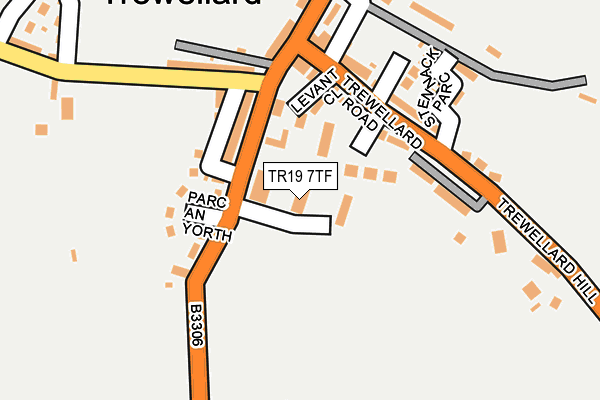 TR19 7TF map - OS OpenMap – Local (Ordnance Survey) TR19 7TF map - OS OpenMap – Local (Ordnance Survey)