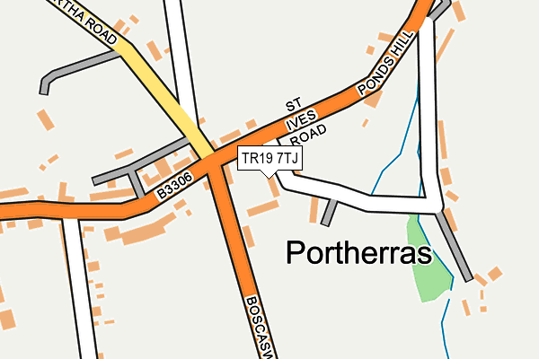TR19 7TJ map - OS OpenMap – Local (Ordnance Survey) TR19 7TJ map - OS OpenMap – Local (Ordnance Survey)