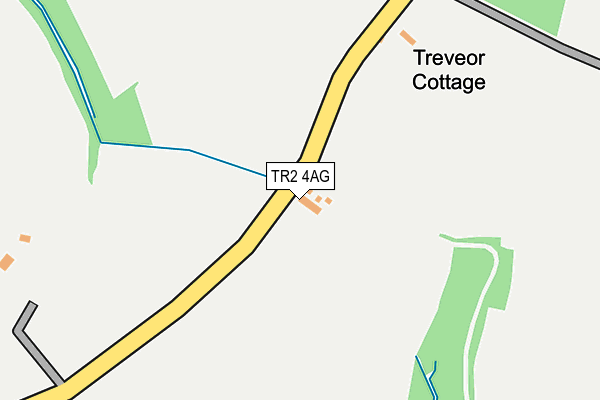 TR2 4AG map - OS OpenMap – Local (Ordnance Survey) TR2 4AG map - OS OpenMap – Local (Ordnance Survey)