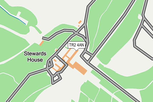 TR2 4AN map - OS OpenMap – Local (Ordnance Survey) TR2 4AN map - OS OpenMap – Local (Ordnance Survey)