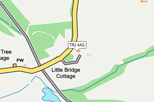 TR2 4AQ map - OS OpenMap – Local (Ordnance Survey) TR2 4AQ map - OS OpenMap – Local (Ordnance Survey)