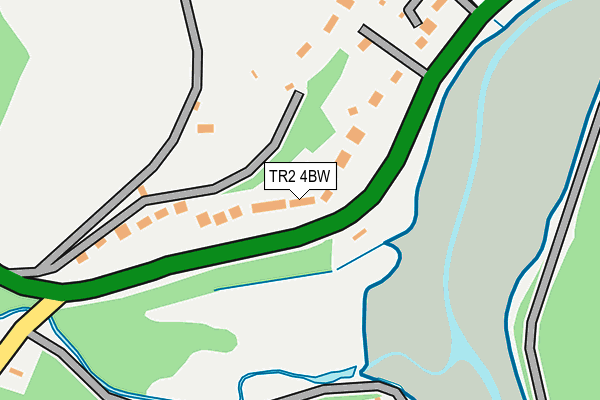 TR2 4BW map - OS OpenMap – Local (Ordnance Survey) TR2 4BW map - OS OpenMap – Local (Ordnance Survey)