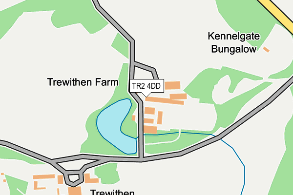 TR2 4DD map - OS OpenMap – Local (Ordnance Survey) TR2 4DD map - OS OpenMap – Local (Ordnance Survey)