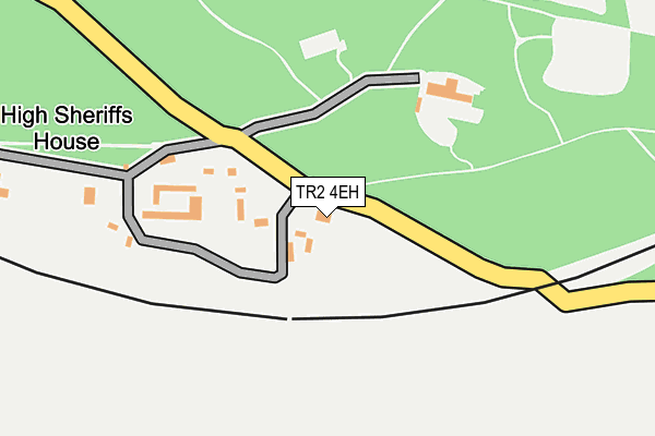 TR2 4EH map - OS OpenMap – Local (Ordnance Survey)