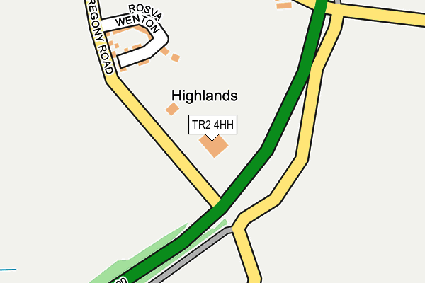 TR2 4HH map - OS OpenMap – Local (Ordnance Survey) TR2 4HH map - OS OpenMap – Local (Ordnance Survey)
