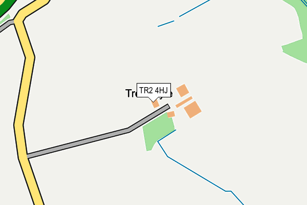 TR2 4HJ map - OS OpenMap – Local (Ordnance Survey) TR2 4HJ map - OS OpenMap – Local (Ordnance Survey)