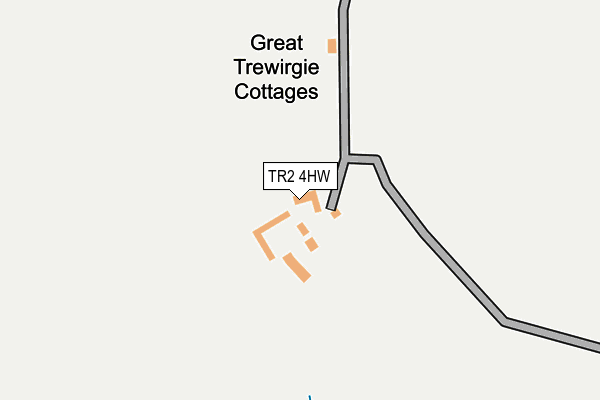 TR2 4HW map - OS OpenMap – Local (Ordnance Survey) TR2 4HW map - OS OpenMap – Local (Ordnance Survey)