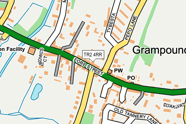 TR2 4RR map - OS OpenMap – Local (Ordnance Survey) TR2 4RR map - OS OpenMap – Local (Ordnance Survey)