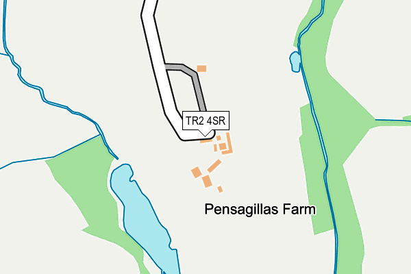 TR2 4SR map - OS OpenMap – Local (Ordnance Survey) TR2 4SR map - OS OpenMap – Local (Ordnance Survey)