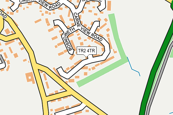 TR2 4TR map - OS OpenMap – Local (Ordnance Survey) TR2 4TR map - OS OpenMap – Local (Ordnance Survey)