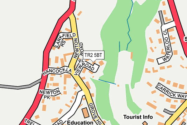 TR2 5BT map - OS OpenMap – Local (Ordnance Survey) TR2 5BT map - OS OpenMap – Local (Ordnance Survey)