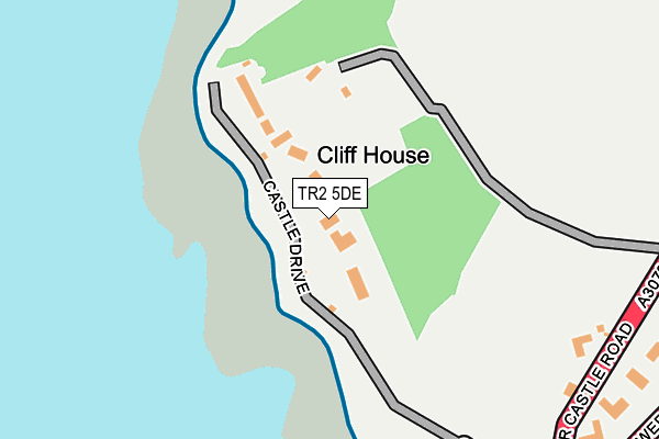 TR2 5DE map - OS OpenMap – Local (Ordnance Survey) TR2 5DE map - OS OpenMap – Local (Ordnance Survey)