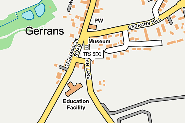 TR2 5EQ map - OS OpenMap – Local (Ordnance Survey) TR2 5EQ map - OS OpenMap – Local (Ordnance Survey)
