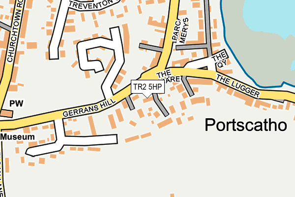 TR2 5HP map - OS OpenMap – Local (Ordnance Survey) TR2 5HP map - OS OpenMap – Local (Ordnance Survey)