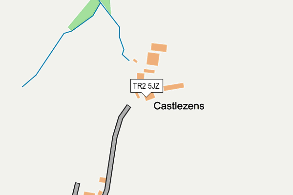 TR2 5JZ map - OS OpenMap – Local (Ordnance Survey) TR2 5JZ map - OS OpenMap – Local (Ordnance Survey)