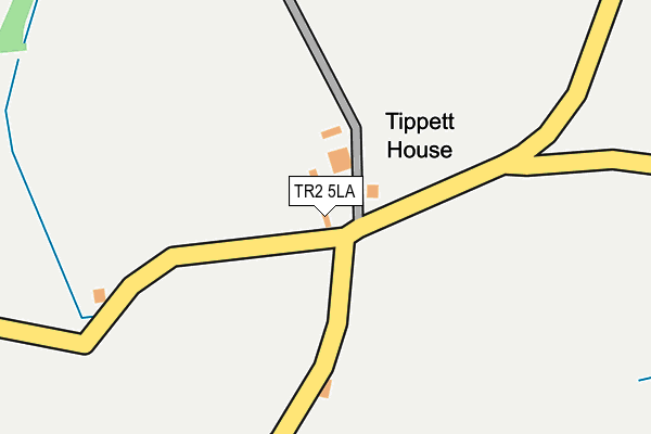 TR2 5LA map - OS OpenMap – Local (Ordnance Survey) TR2 5LA map - OS OpenMap – Local (Ordnance Survey)