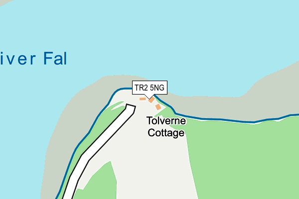 TR2 5NG map - OS OpenMap – Local (Ordnance Survey) TR2 5NG map - OS OpenMap – Local (Ordnance Survey)