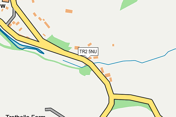 TR2 5NU map - OS OpenMap – Local (Ordnance Survey) TR2 5NU map - OS OpenMap – Local (Ordnance Survey)
