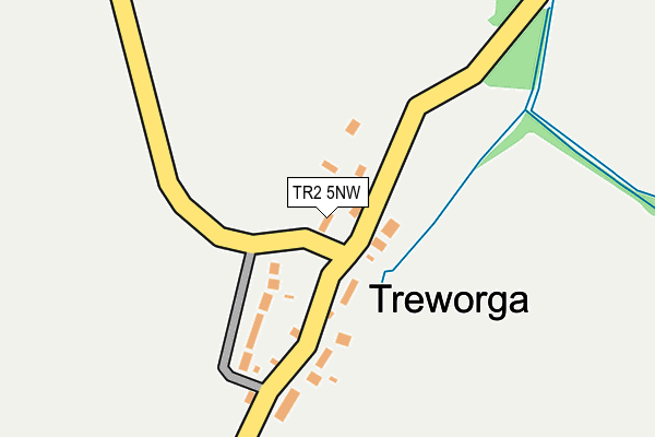 TR2 5NW map - OS OpenMap – Local (Ordnance Survey) TR2 5NW map - OS OpenMap – Local (Ordnance Survey)