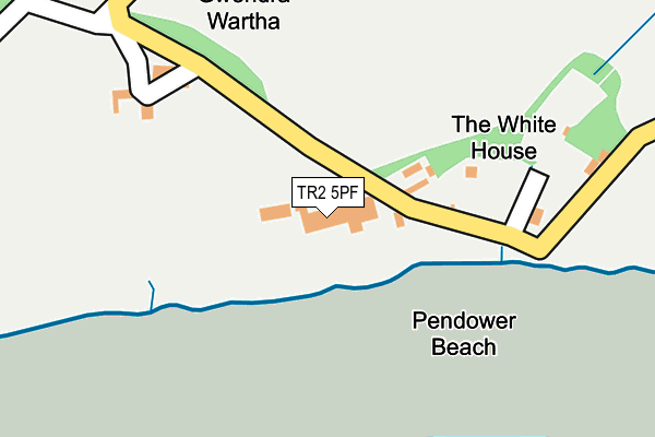 TR2 5PF map - OS OpenMap – Local (Ordnance Survey)
