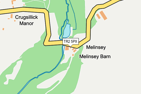 TR2 5PX map - OS OpenMap – Local (Ordnance Survey) TR2 5PX map - OS OpenMap – Local (Ordnance Survey)