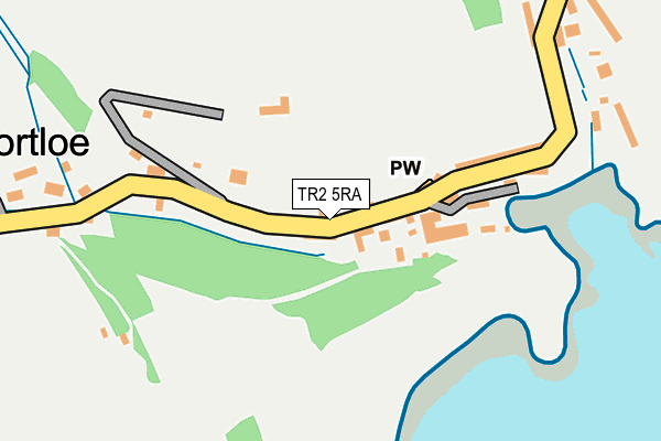 TR2 5RA map - OS OpenMap – Local (Ordnance Survey) TR2 5RA map - OS OpenMap – Local (Ordnance Survey)