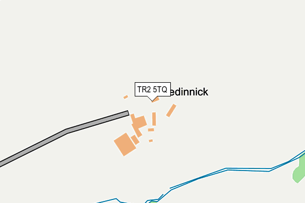 TR2 5TQ map - OS OpenMap – Local (Ordnance Survey) TR2 5TQ map - OS OpenMap – Local (Ordnance Survey)