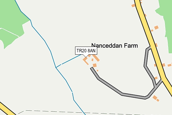 TR20 8AN map - OS OpenMap – Local (Ordnance Survey) TR20 8AN map - OS OpenMap – Local (Ordnance Survey)