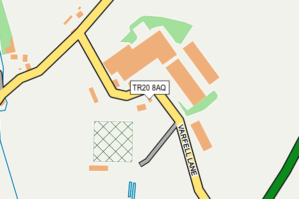 TR20 8AQ map - OS OpenMap – Local (Ordnance Survey) TR20 8AQ map - OS OpenMap – Local (Ordnance Survey)
