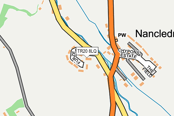 TR20 8LQ map - OS OpenMap – Local (Ordnance Survey) TR20 8LQ map - OS OpenMap – Local (Ordnance Survey)