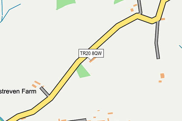 TR20 8QW map - OS OpenMap – Local (Ordnance Survey) TR20 8QW map - OS OpenMap – Local (Ordnance Survey)