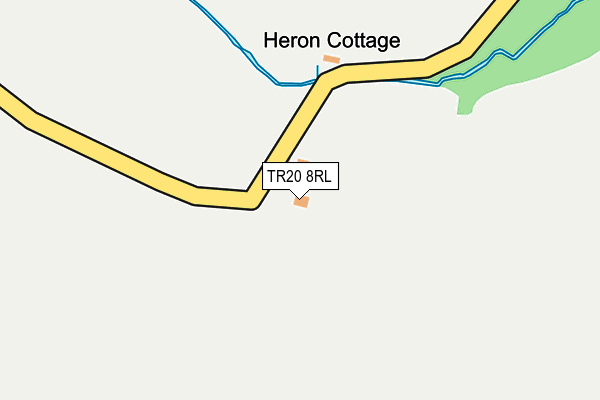 TR20 8RL map - OS OpenMap – Local (Ordnance Survey) TR20 8RL map - OS OpenMap – Local (Ordnance Survey)