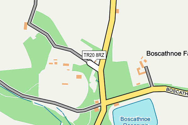 TR20 8RZ map - OS OpenMap – Local (Ordnance Survey) TR20 8RZ map - OS OpenMap – Local (Ordnance Survey)